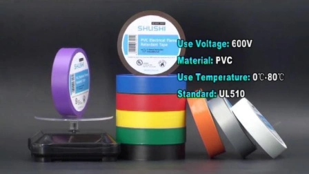 Ruban électrique ignifuge en PVC standard RoHS2.0